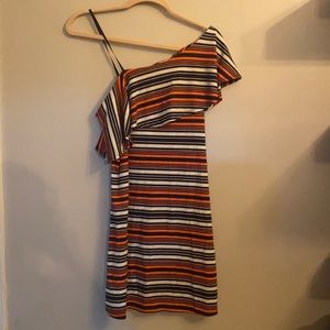 NWT Love Life one shoulder dress